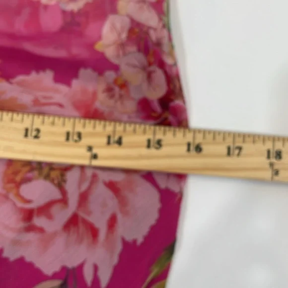 REVOLVE Sau Lee Fredia Freida Dress 14 Fuchsia Floral Maxi Low Strappy Back - Picture 12 of 16